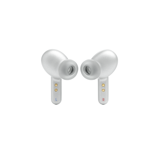 JBL Live Pro 2 TWS - Silver - True wireless Noise Cancelling earbuds - Back